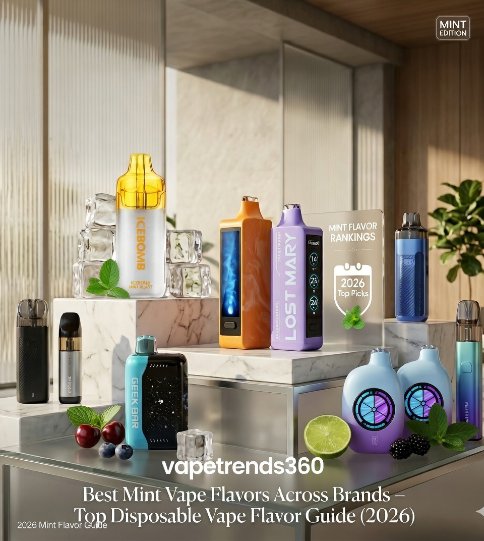 HOME best mint vape flavors across brands – top disposable vape flavor guide (2026)