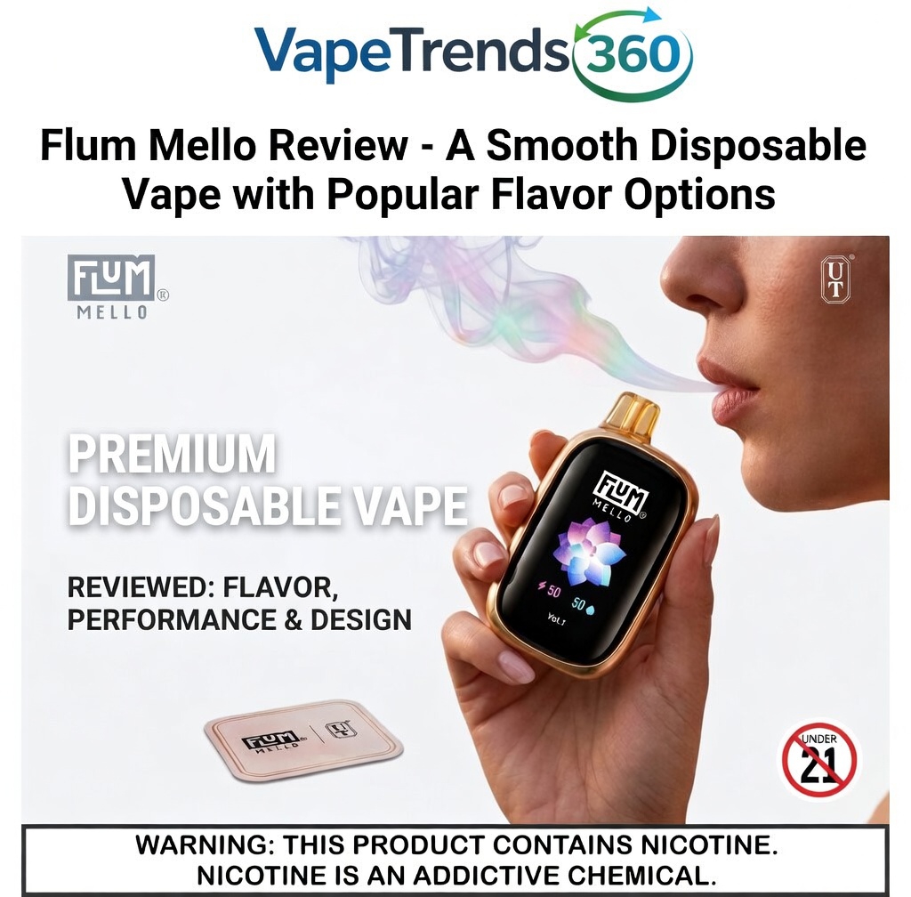 flum mello review – a smooth disposable vape with popular flavor options