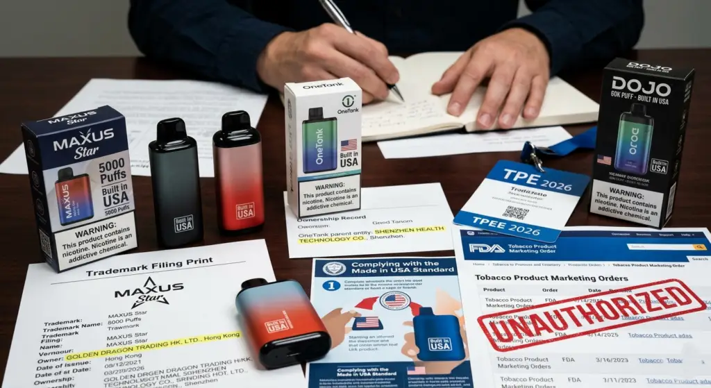 8 new vape brands are selling in the us with built in usa stamps