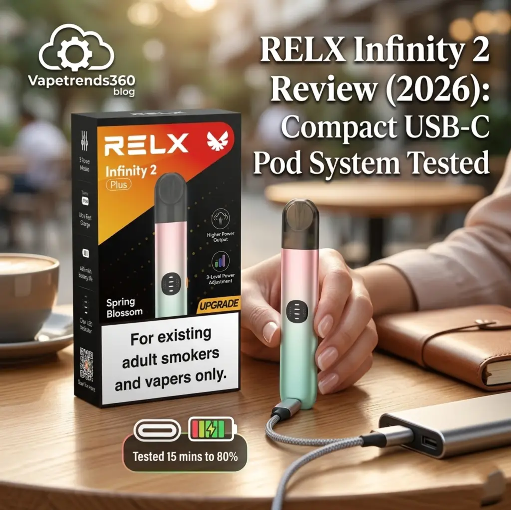 RELX Infinity 2 Review (2026): Compact USB-C Pod System Tested RELX Infinity 2 Review (2026): Compact USB-C Pod System Tested