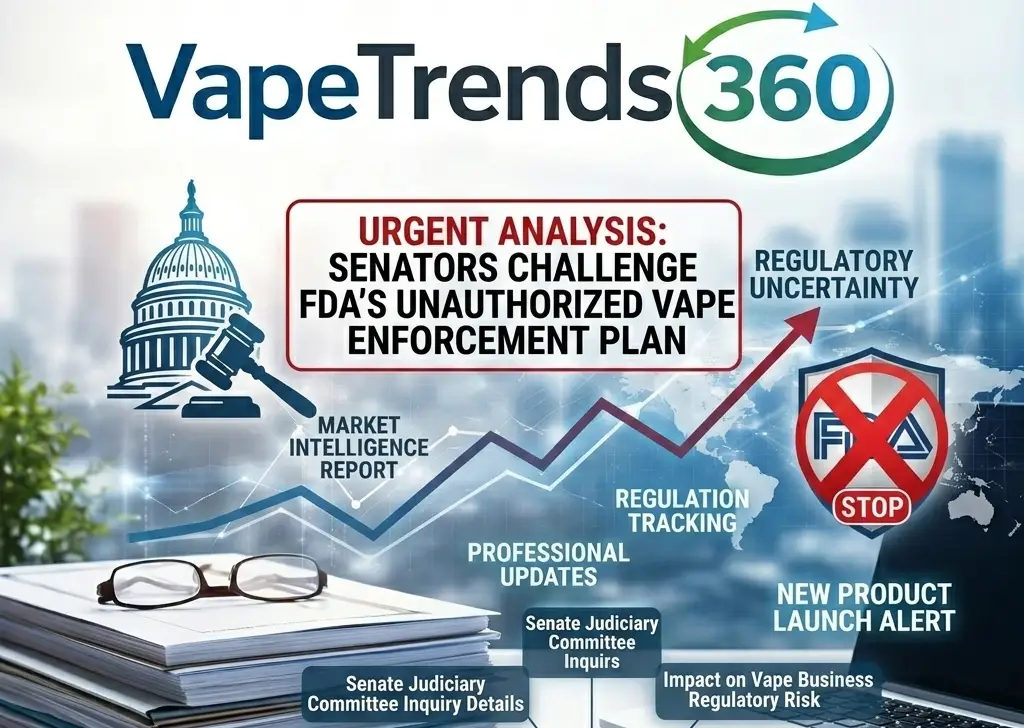 HOME senators challenge fda enforcement strategy on unauthorized vape products