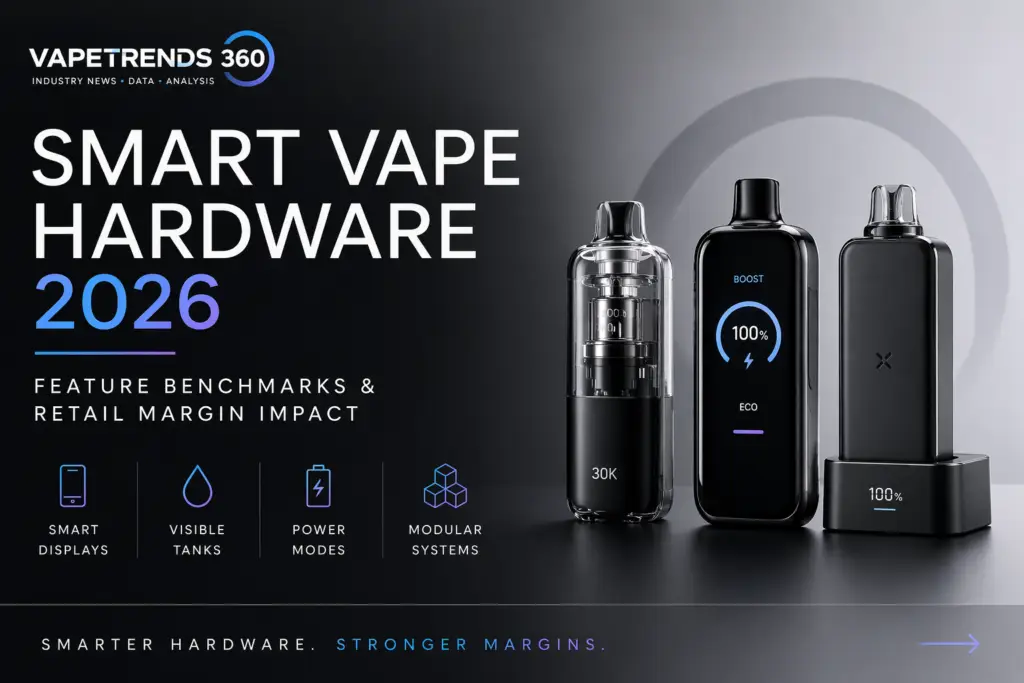 smart vape hardware 2026 feature benchmarks & retail margin impact