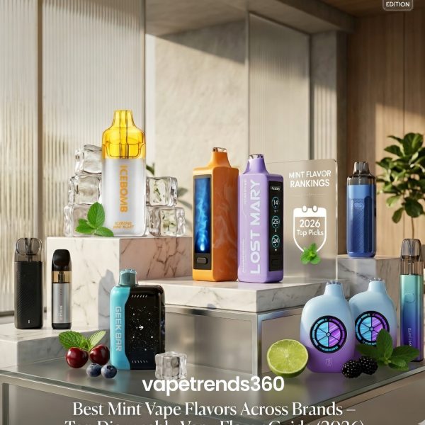 best mint vape flavors across brands – top disposable vape flavor guide (2026)
